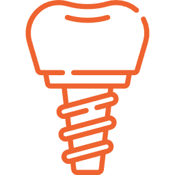 Icon representing a dental practice founded by an implant dentist